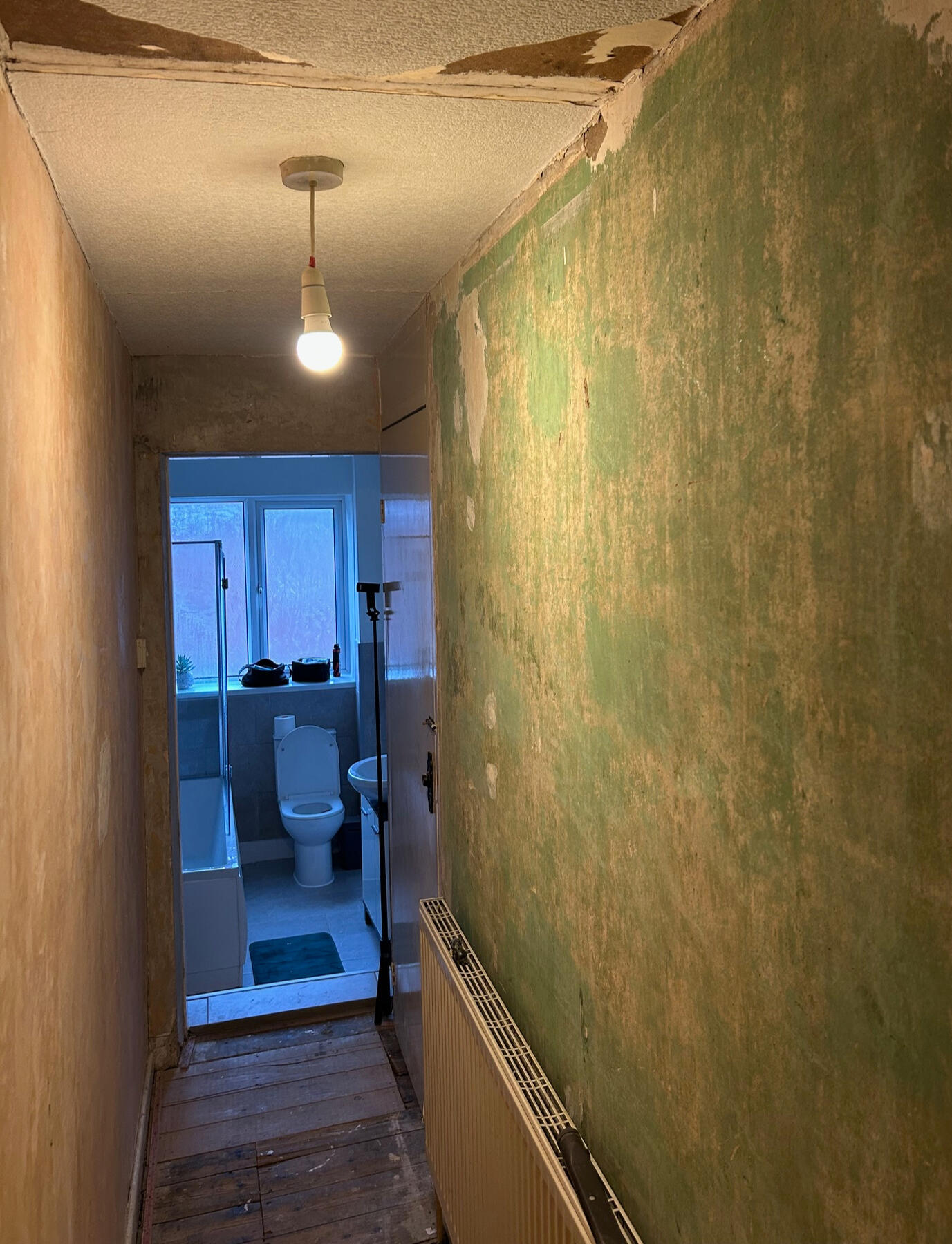 Hallway before renovation...